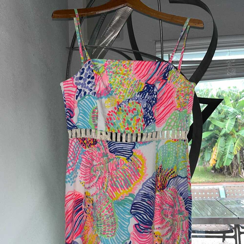 Lily Pulitzer Size 2 Colorful one piece Skort/Dress